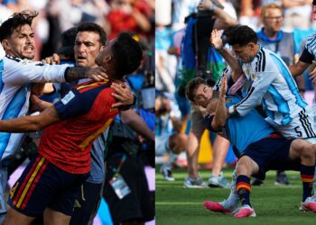 New Footage Reveals World Cup Final Brawl Began With Molina Punching Rodri